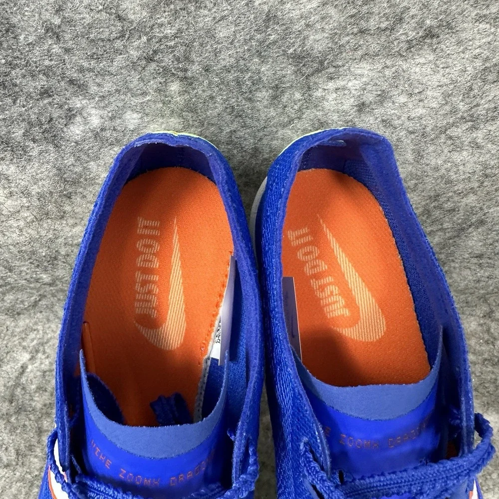 Nike ZoomX Dragonfly Track Shoes Mens Size 4 Racer Blue Spikes CV0400-400